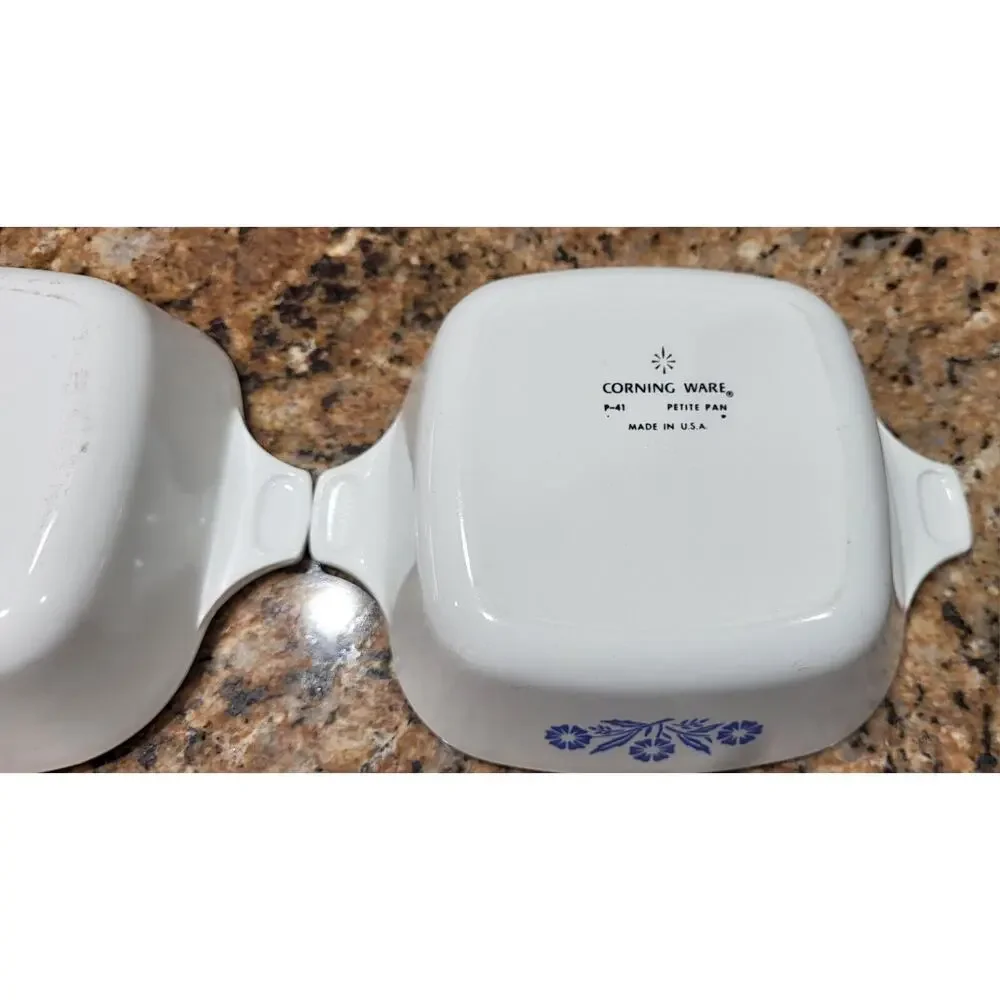 Corning Ware Blue Cornflower Petite Pans (Set Of 3)